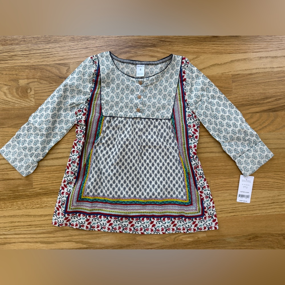 Carters Girls Size 8 Tunic Top
